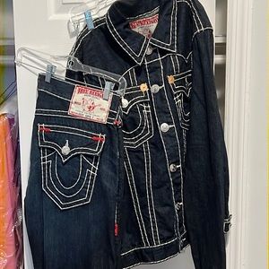 Brand New True Religion Mens denim jean Set